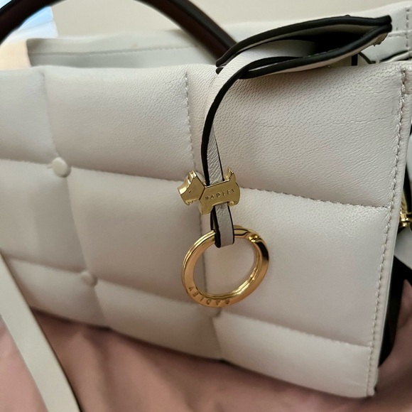 Radley London Hyde Road Padded Ivory Leather Multiway Grab Hand Bag - Picture 11 of 15